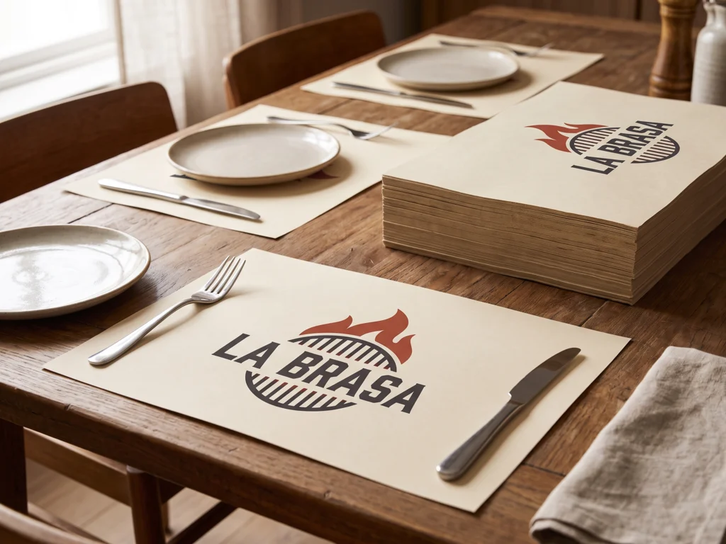Manteles de papel personalizados para hostelería