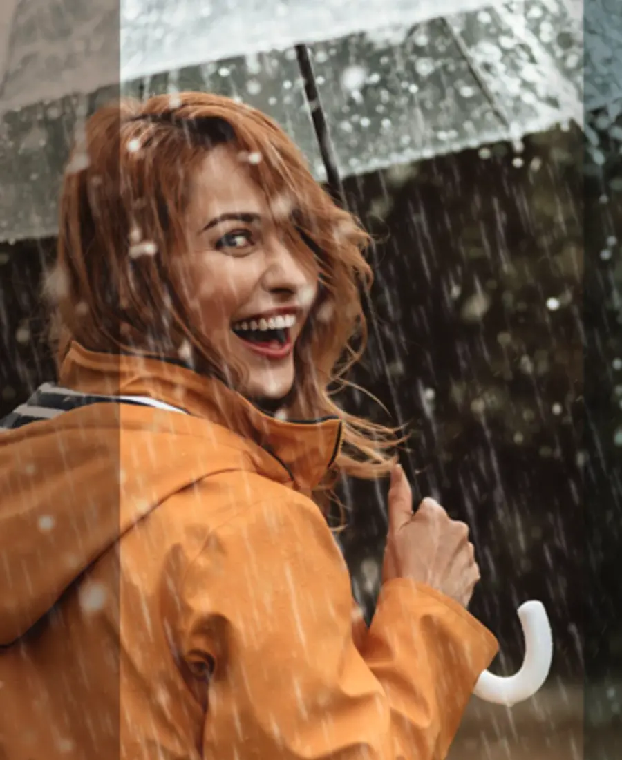 Lluvia y frío